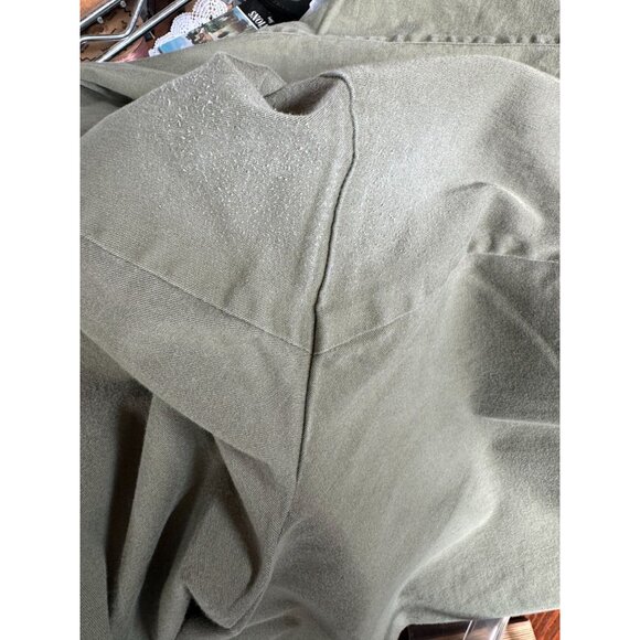 Rafaella Woman Olive Green Cotton/Spandex Pants 20W Elastic Waist - Picture 5 of 16